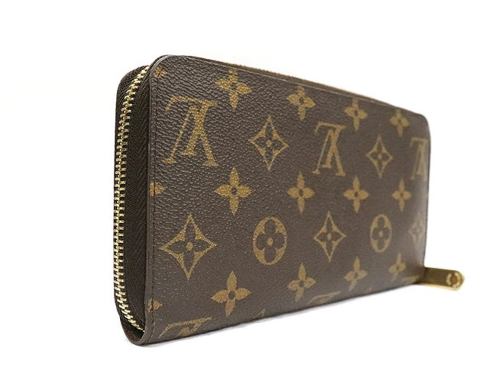 Louis Vuitton Wallet Zippy Monogram Long Round Brown
